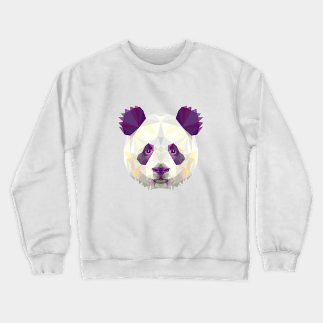 Panda Bear Design Crewneck Sweatshirt by hcreativeart